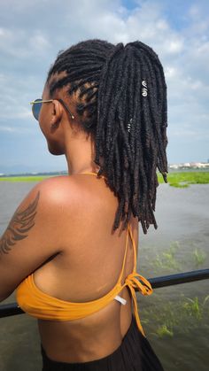 Starting Locs, Loc Ponytail, Pretty Locs, Loc Goddess, Art Bizarre, Dreadlocks Hairstyles, Cornrows Natural Hair, Image Spiderman