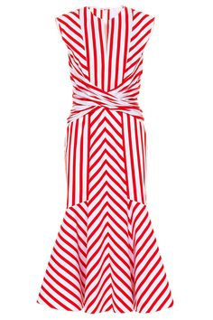 Sleeveless Striped Midi Dress CLOTHINGDRESSCASUAL MANTU Long Sleeve Floral Maxi Dress, Dressy Casual Outfits, Fashion Design Collection, Top Design Fashion, Striped Midi Dress, Red Midi Dress, White Midi Dress, Midi Dress Sleeveless, Inspiration Mode