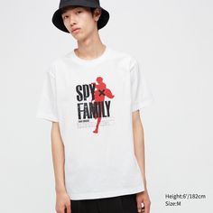 New Spy Family X Uniqlo Tee Size L Sold Out On Official Site Uniqlo White Crew Neck T-shirt, Uniqlo Crew Neck Top For Streetwear, Uniqlo Crew Neck T-shirt For Streetwear, Uniqlo Graphic Tee For Streetwear, Uniqlo Crew Neck Graphic Print Tops, Uniqlo Graphic Tee With Graphic Print, Uniqlo Graphic Print T-shirt, Uniqlo Graphic Tee Short Sleeve, Uniqlo Cotton Graphic Tee