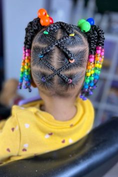 Cute Black Kids Hairstyles 2023 #braidsforkids #hairstylesforkids #kidshair #easyhairstyles #longhairstyles #shorthairstyles #toddlerhairstyles #pigtails #buns #ponytails #kidsfashion #backtoschoolhair #holidayhair #trendyhairstyles #cutehairstyles Black Baby Girl Hairstyles, Lil Girl Hairstyles, Kid Braid Styles