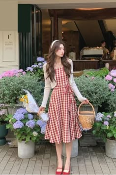 Korean Style Dress, Stile Blair Waldorf, Adrette Outfits, Women Summer Fashion, Fest Outfits, Looks Pinterest, Modesty Outfits, Korean Fashion Outfits, Tap Tap