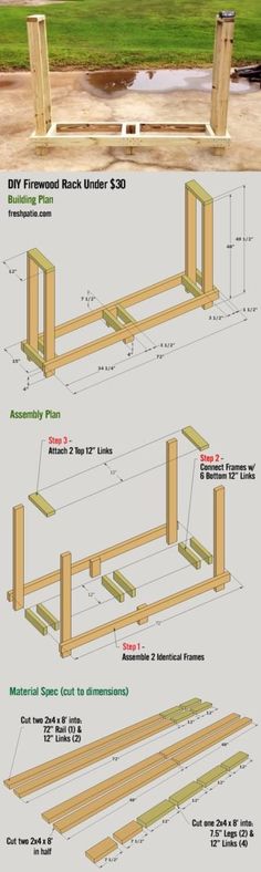 plans to build a bench with benches and posts for the back yard or front yard