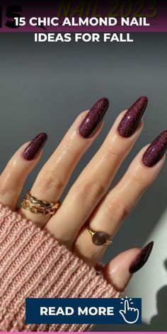 Dance the night away with disco ball-inspired nails! Sparkling designs for ultimate party vibes. 🎉 Jewel Nail Art, Nail Jewels, Almond Nail, Autumn Beauty, Fall Design, Autumn Inspiration