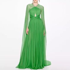 Material: Polyamide See Through Evening Dress Gown Cocktail Dress Modest, Circle Skirt Outfits, Maxi Frocks, Fashion Show Themes, Unique Bridesmaid Dresses, Pamella Roland, Maxi Dress Designs, Cape Gown, Resort 2023