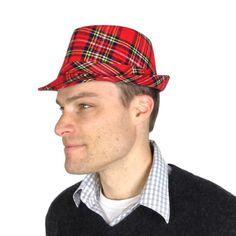 Be Scottish for the day! Wear this unique Scottish pattern hat at your next Oktoberfest or costume party. Fits most adult heads. Material: Polyester Approximate Dimensions (Length x Width x Height): 5.5x9.25x10.5" Material Type: Polyester Product Disclaimer: Product color may slightly vary due to photographic lighting sources or your monitor settings.