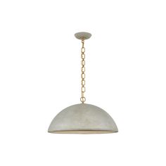 a light fixture hanging from the ceiling with chains on it's sides and a white background