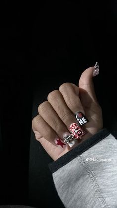 Kwanzaa Nails, Girly Acrylic, Colored Acrylic, White Acrylic Nails, Girly Acrylic Nails, Cute Acrylic Nail Designs, Set Ideas