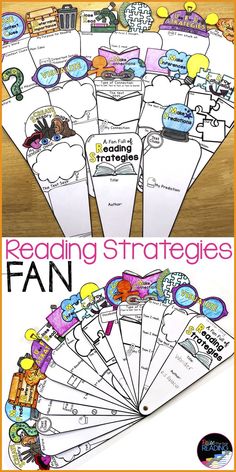 reading strategies fan with the text reading strategies fan