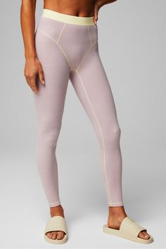 Fabletics Waffle Legging Fabletics pink female Activewear >> Womens >> Bottoms >> Leggings >> Full Length regular Lounge Cut from lightweight cotton-blend fabric Female Activewear, High Waisted Leggings, Active Wear For Women, Womens Bottoms, Full Length, Cotton Blend, Lounge, High Waisted, Leggings