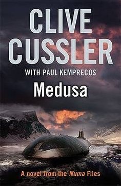 the book cover for medusa by clive cusserr with paul kempecos