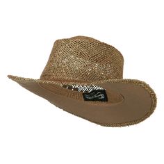 Sea Grass Straw Gambler Hat Fitted Brown Straw Hat For Vacation, Fitted Brown Sun Hat For Vacation, Fitted Brown Straw Hat, Fitted Straw Panama Hat For Beach, Straw Panama Hat For The Beach, Fitted Straw Panama Hat For The Beach, Fitted Brown Panama Hat For Beach, Fitted Brown Straw Sun Hat, Fitted Country Style Straw Hat For Outdoor