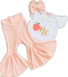 Peach 1st Birthday, Peach First Birthday, Smash Cake Outfit, Cake Outfit, 1st Birthday Outfit, Cake Smash Outfit, 1st Birthday Outfits, Sweet Peach, Valentine's Day Outfit