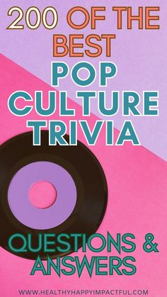 pink and purple with album Trivia Questions For Adults, Pop Culture Quiz, Question And Answer Games, Trivia Questions For Kids, Movie Trivia Questions, Pop Culture Trivia, Fun Trivia Questions, Questions With Answers, Movie Quiz