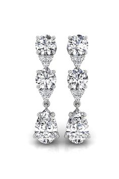 Pear Drop Diamond Moissanite Earrings for Women Pear-shaped Diamond Earrings For Formal Events, Luxury Brilliant Cut Teardrop Chandelier Earrings, Luxury Teardrop Chandelier Earrings With Brilliant Cut, Luxury Pear-shaped Diamond Earrings With Prong Setting, Timeless Pear-shaped Diamond White Earrings, Timeless Teardrop Cubic Zirconia Diamond Earrings, Elegant Pear-shaped Diamond Earrings With Vvs Clarity, Diamond White Brilliant Cut Pear-shaped Bridal Earrings, Elegant Vvs Clarity Pear-shaped Diamond Earrings