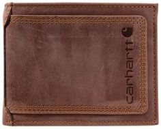 Carhartt Detroit Passcase Wallet for Men | Bass Pro Shops Carhartt Detroit, Duck Fabric, Wallet For Men, Club Card, Men's Wallet, Cool Countries, Bottle Bag, Leather Wallet Mens, Top Grain Leather