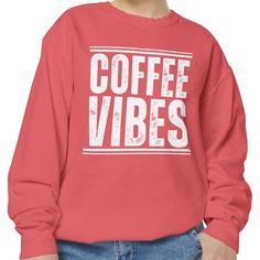 Indulge in the warmth and comfort of our Women's "Coffee Vibes" Comfort Colors Sweatshirt, a cozy and stylish addition to your wardrobe that celebrates the love for caffeine. Key Features: Caffeine Enthusiast's Choice: The "Coffee Vibes" design is a homage to the coffee lovers who understand the power of a good cup. This sweatshirt is not just an article of clothing; it's a statement of your passion for the rich aroma and energy boost of coffee. Comfort Colors Comfort: Immerse yourself in the lu Coffee Color Crew Neck Sweatshirt For Winter, Coffee Colored Crew Neck Sweatshirt For Winter, Cozy Long Sleeve Sweatshirt For Relaxation, Casual Coffee Sweatshirt For Fall, Casual Coffee Sweatshirt For Winter, Casual Coffee Long Sleeve Sweatshirt, Casual Long Sleeve Coffee Sweatshirt, Coffee Crew Neck Sweatshirt For Winter, Casual Coffee-colored Winter Sweatshirt