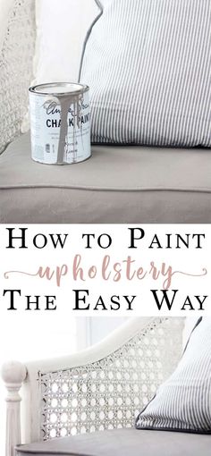 an easy way to paint upholstery the easy way