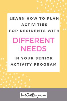 Learn the 3 best ways for you to provide fun senior activities to your senior residents who may have different skills or abilities in your senior activity program. Fun Senior Activities