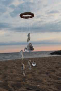 Oyster Shell Suncatcher Shell Suncatcher, Wind Chimes Homemade, Coastal Christmas Decor, Oyster Shell Crafts, Halloween Wine, Rustic Candles