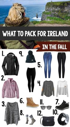 what to pack for ireland in the fall