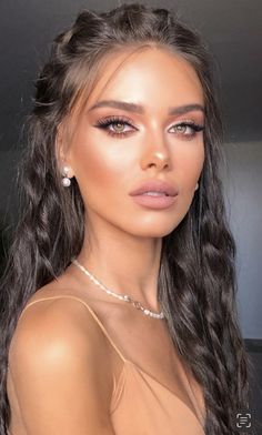 Natural Prom Makeup, Wedding Makeup Looks, Bridal Makeup Looks, Nude Makeup