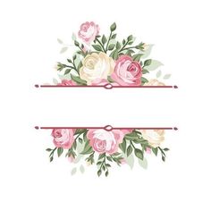 two pink and white roses with green leaves