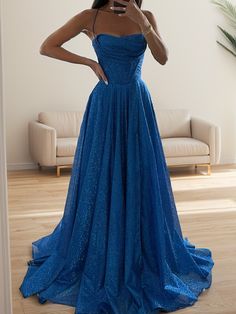 Absolutely captivating! Our evening dress collection is meticulously tailored by skilled artisans. You'll have a selection of over 30 exquisite colors to choose from. Sizes range from regular sizes 0 to 16 and plus sizes 14W to 26W, ensuring the perfect fit for every body type. And, for the ultimate fit precision, we offer the option of custom sizing. Product Details:Length:Floor-Length;Silhouette:A-line/Princess;Neckline:Cowl;Fabric:Other;Straps Sleeves:Sleeveless;Fully Lined:Yes;Built In Bra:Y Royal Blue Formal Dress Long, Blue Formal Dress Long, Royal Blue Formal Dress, Formal Dress Long, Blue Formal Dress, Evening Dress Collection, Blue Dress Formal, Corset Bodice, Peacock Green