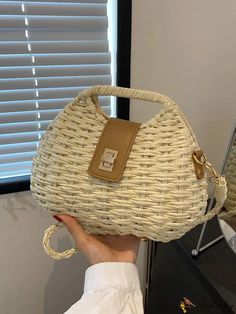 Bird in Bag - Woven Straw Holiday Hat Trendy Summer Outdoor Bags, Casual Adjustable Straw Bag, Casual Summer Outdoor Bags, Casual Adjustable Straw Beach Bag, Casual Adjustable Straw Bag For Beach, Casual Beige Bag With Adjustable Strap, Adjustable Casual Straw Bag For Beach, Trendy Bags For Outdoor Spring Events, Trendy Outdoor Bags For Spring