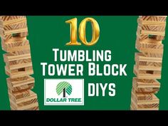 the top 10 tumbling tower block diy's