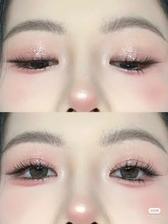 Tahreem Core, Coquette Wedding Makeup, Makeup Ideas Pink Natural, Doying Make, Pink Doyun Makeup, Maquillaje Korean Style, Douyin Makeup On White Person, First Love Makeup Style