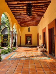 mexico Mexican House Design Exterior, Yellow Mexican House, Mexican Houses Aesthetic, Small Hacienda Style Homes House Plans, Mexican Casita Hacienda Style, Mexico House Interior, Mexican Houses Exterior Haciendas, Spanish Architecture Hacienda Style, Mexican Style Homes Exterior