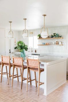 the kitchen is clean and ready to be used as a dining room or breakfast nook