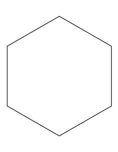 an octagon is shown in the shape of a hexagonal pentagone