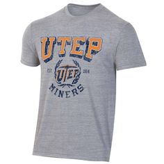 Looking for the perfect way to show which NCAA team you're rooting for? Add this short sleeve tee to your wardrobe lineup! This athletic fit crew neck tee puts your team front and center with your officially licensed college team graphic. The soft fabric is perfect for all day wear that'll keep fans comfortable from kickoff at the first home game to the playoffs & beyond! Tri-blend Crew Neck T-shirt With Team Logo, Tri-blend Short Sleeve T-shirt With Team Logo, Team Logo Short Sleeve T-shirt, Athletic Heather Short Sleeve Fan Merchandise T-shirt, Athletic Heather Crew Neck T-shirt For Fan Gear, Game Day Athletic Heather Short Sleeve T-shirt, Athletic Heather Short Sleeve Fan Apparel T-shirt, Athletic Heather Crew Neck Fan T-shirt, Athletic Heather Short Sleeve T-shirt Fan Apparel