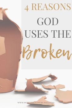 Do you think you've made too many mistakes in life for God to ever use you? There are 4 very good reasons why God uses the broken in ministry! #Godusesthebroken #brokenpeople #ministry #Biblestudy God Use Me, Women's Retreat, Encouraging Words, Save My Marriage, Bible Devotions