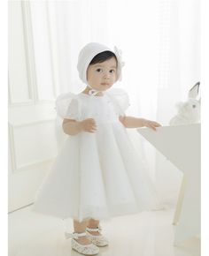 Get 10% off now! Buy cute white toddler girl flower girl dress with bow bubble sleeves at cheap price online. Free stable shipping and pro custom service since 2009. Spring First Communion Dress With Bow, Short Sleeve Princess Dress With Bow For Baptism, Short Sleeve Baptism Dress With Bow, Summer Princess Baptism Dress With Short Sleeves, Summer Princess Style Baptism Dress With Short Sleeves, Summer Princess Dress For First Communion, White Short Sleeve Princess Baptism Dress, White Short Sleeve Princess Dress For Dress-up, White Short Sleeve Princess Dress For Summer