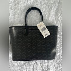 Michael Kors Jodie Style Tote Bag With Black Jacquard Logo Print; Open Bag Measurements: 11.5 In W X 8 In H X 4.75 In D Handle Drop: 5 In. Condition: Nwt Brown Satchel, Studded Purse, Satchel Tote Bag, Michael Kors Shoulder Bag, Bag Measurements, Bags Logo, Satchel Tote, Black Leather Handbags, Large Shoulder Bags