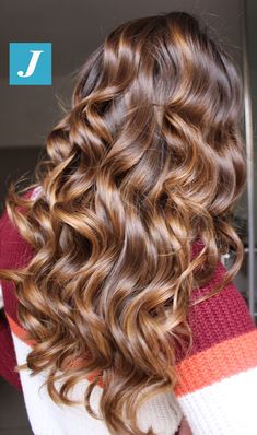 Chunky Caramel Balayage, Brown Straight Hair, Beautiful Haircuts, Colored Curly Hair, Brunette Balayage Hair, Beautiful Hair Color