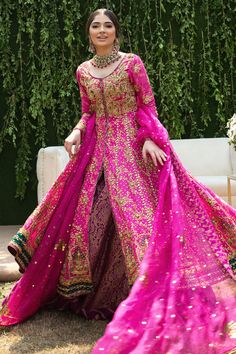 Ansab Jahangir – Women’s Clothing Designer. Sanam Ansab Jahangir, Imperial Purple, Asian Wedding Dress Pakistani, Bridal Lehenga Designs, Shadi Dresses, Desi Wedding Dresses, 3 Piece Outfit, Punjabi Outfits, Bridal Dresses Pakistan