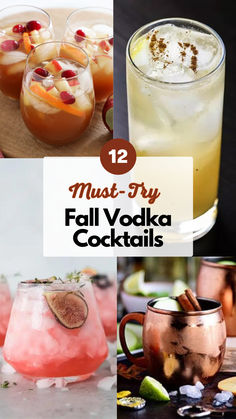 Fall Vodka Cocktails Yummy Fall Cocktails, Fall Apple Cocktail Recipes, Fall Frozen Cocktails, Cute Vodka Cocktails, Fall Inspired Vodka Cocktails, Spiked Fall Drinks, Vodka Wedding Signature Drinks, Fall Cosmopolitan Drink, Easy Fall Cocktails Vodka