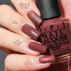 Dark Skin Manicure, Pink Ideas, Brown Nail Polish, Brown Nail, Opi Nail Colors, Colors For Dark Skin, Nails Colors, Super Nails, Pink Nail Polish