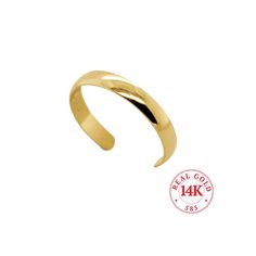 *Ships Free From New York* Discover the elegance of our 14K Solid Gold Toe Ring, meticulously crafted for the modern woman. This high-polished, minimalist jewelry piece is a perfect addition to your everyday wear collection. With a 3mm adjustable band, it guarantees both comfort and style. Benefits: - High-polish finish ensures a dazzling shine - Minimalist design complements any outfit - Adjustable band for a perfect fit - Durable 14K solid gold guarantees longevity - Hypoallergenic material, safe for sensitive skin - Versatile enough for daily wear or special occasions Specifications: - Band Width: 3mm - Adjustable Fit - Finish: High polished - Style: Minimalist Materials: - 14K Solid Gold Thank you for checking out my shop! Gold Toe Rings, Polished Style, Toe Ring, Body Jewellery, Style Minimalist, Toe Rings, Minimalist Jewelry, Modern Woman, Jewelry Pieces