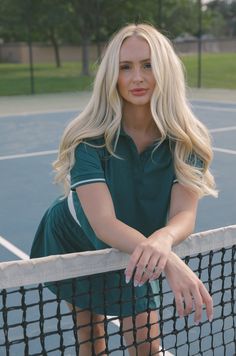 Our Courtside Green Tennis Polo Shirt is perfect for an athletic look. Constructed from butter-soft fabric, this crop-length shirt features a classic polo-style collar. Match it with the Courtside Green Tennis Mini Skirt for the perfect outfit on or off the court. butter soft green tennis polo shirt cropped relaxed loose fit 84% poly microfiber 16% spandex machine wash cold model is wearing a small Sporty Green Collared Polo Shirt, Sporty Polo Shirt For Spring Sports, Sporty Spring Polo Shirt For Sports, Casual Short Sleeve Polo Shirt For Tennis, Collared Polo Shirt For Spring Sports, Collared Polo Shirt For Sports In Spring, Spring Sports Polo Shirt With Collar, Spring Sports Polo Shirt, Sporty Short Sleeve Tennis Polo Shirt