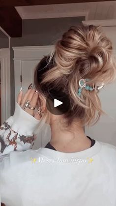 454 reactions · 44 shares | Messy bun inspo
#hair #hairstyle #hairideas #hairfashion #haireducation #hairgoals #hairtutorial #hairtransformation #hairstylist #art #fashion #beauty #beautiful #reels #instagram #viral #trending #fyp #messyhair | Hair | Fashion