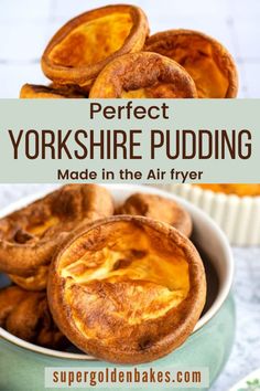 the perfect yorkshire pudding made in the air fryer