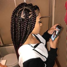 Kanekalon Braids, Hairstyles Color, Short Box Braids Hairstyles, Long Box Braids