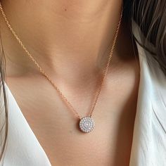 Diamond Round Coin Pendant, Round Pave Diamond Necklace, Gold Circle Pave Diamond Necklace, Gold Pave Circle Necklace, Diamond Disc Jewelry 🌺Item Details🌺 Item Name : Coin Necklace Metal : 925 Silver Necklace Size  : 16 Inch Pendant Size : 20MM Stone : Select the Variations                                                                  🌊 *About Us: Natural World Jewelry* 🐚 At Natural World Jewelry, we're passionate about bringing the serene beauty of the ocean to your everyday life. Our ar Disc Jewelry, Diamond Necklace Gold, Mangalsutra Chain, Necklace Diamond, Gold Circle, Silver 925 Necklace, Wedding Jewellery Necklace, Necklace Size, Circle Necklace