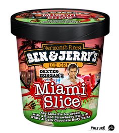 ben & jerry's ice cream is shown in the image, and has been named after