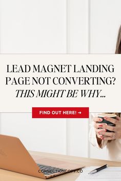 Is your lead magnet landing page not converting? Having a solid lead magnet page is essential to growing your email list, so make sure you're not making any of these 7 common lead magnet landing page mistakes in your lead magnet landing page design! In this post, you'll also find lead magnet ideas and list building tips to improve your email marketing strategy with an awesome freebie landing page!