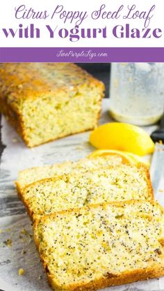 Citrus Poppy Seed Loaf Poppy Seed Loaf, Lemon Poppy Seed Bread, Seed Loaf, Bread Head, Poppy Seed Bread, Lemon Poppyseed Bread, Swiss Rolls, Loaf Cakes, Seed Bread